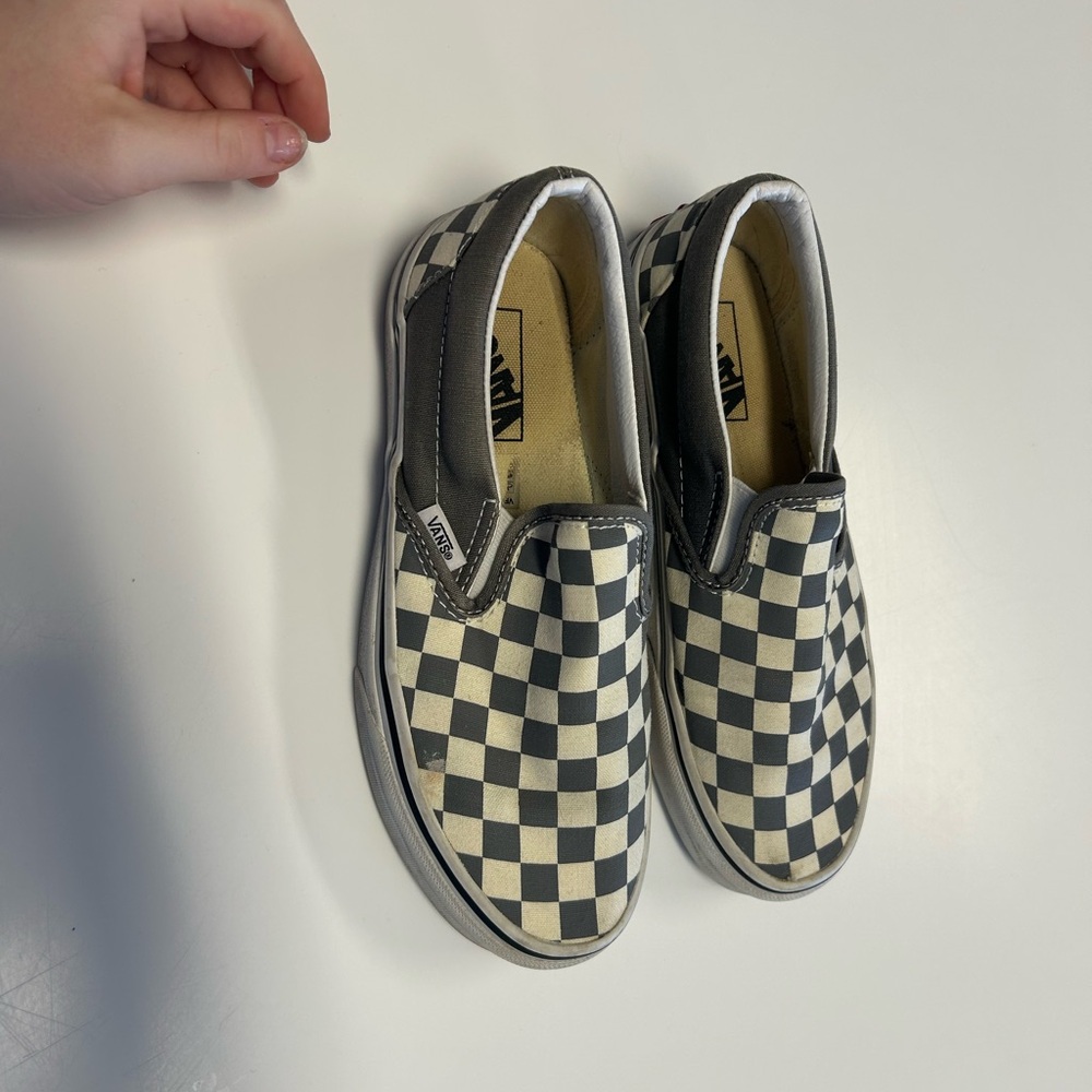 Vans Checkerboard Slip-On Shoes size 7.5 women’s